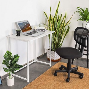 Space-Saving Rectangular Office Furniture Folding Table and Office Desk