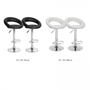 Hot New Products Swivel Bar Stools Adjustable Bar Stools Counter Height Stools White Bar Stools Set of 2