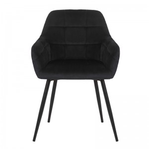 Black Velvet Dining Chairs for Dining Room