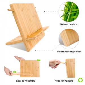 ERGODESIGN Double-Sided Magnetic Bamboo Knife Block Medium