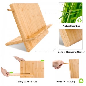 ERGODESIGN Double-Sided Magnetic Bamboo Knife Block Large