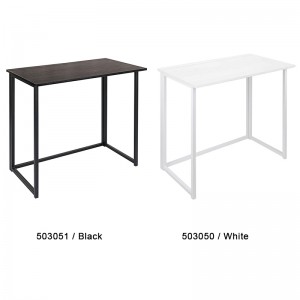 Space-Saving Rectangular Office Furniture Folding Table and Office Desk