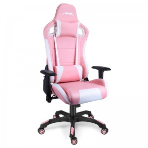 High-Back Gaming Office Chair and Reclining Pink Gaming Chair