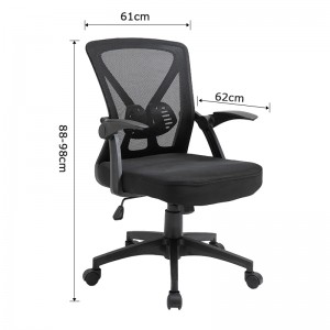 ERGODESIGN Mid Back Swivel Computer Ergonomic Mesh